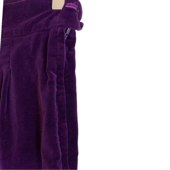 Vintage 80s High waist Velvet Pants Size S/M - Picture 7 of 7